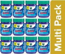 12 x Vicks Vaporub Ointment Vaporizing blocked nose cough headache Relief - 50gm