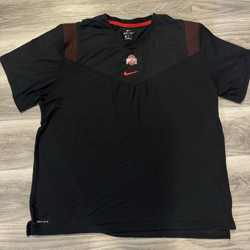 Nike Men’s 3X DriFit Ohio State On Field Engineered Vneck TShirt eBay