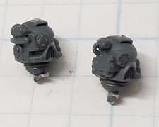 Warhammer 40k Space Marine Bits Devastator Targeter Helmet Heads Set 19