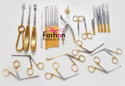 31 Pcs Surgery Instruments Tympanoplasty Myringoplasty Ear Reconstruction