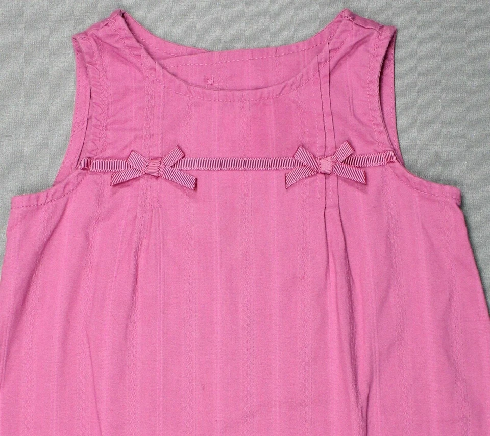 First Moments Baby девочки одежды 6 месяцев фиолетовый бант и цветок платье - Изображение 3 из 3