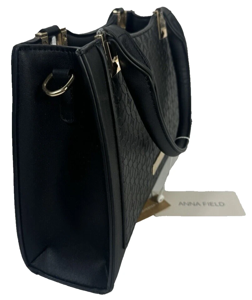 Anna Field Handtasche Damen Umhängetasche AWH-H22325 Damentasche Schwarz NEU OVP - Bild 3 von 4