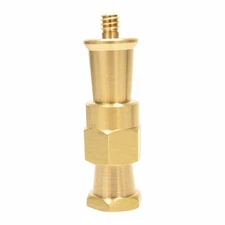Brass Spigot 1/4"-20 M Thread Screw Adapter Hex Stud for Manfrotto Super Clamps