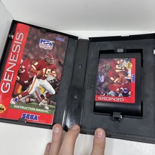NFL Football '94 Starring Joe Montana (Sega Genesis, 1993) COMPLETE w/ Box