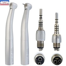 COXO High Speed Handpiece Dental Fiber Optic Turbine For KaVo Coupler 4 6 Hole