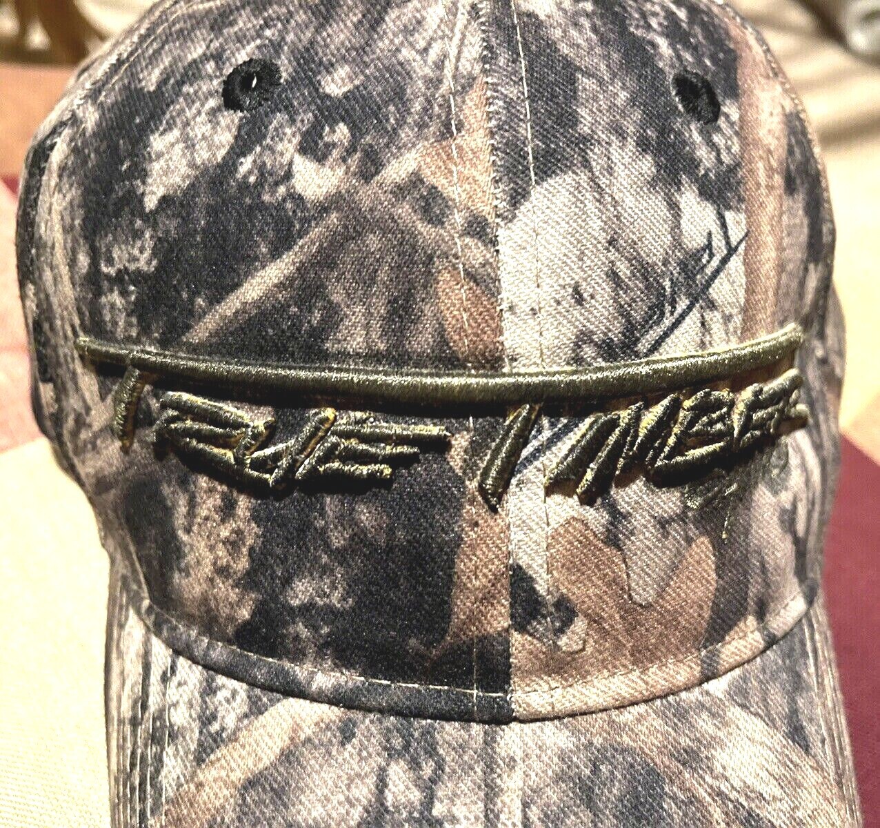 True Timber Camo Baseball Hat Cap Adjustable Embr… - image 7