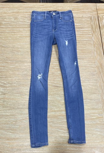 Hollister Women’s Skinny Jeans High Rise Jean Legging Size 0R 24 W 28L