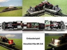 LED Umbauset für H0 Loks Lichtwechsel rot/weiß, rot/warmweiß Wendezug Triebwagen