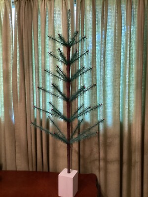 3.5 ft SAPLING CRUELTY FREE GREEN Feather Tree  look realistic   we ll make it