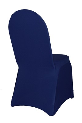 Stretch Spandex Chair Cover Navy Blue Banquet Chair Covers Stretch Slip Covers 702785741146 Ebay