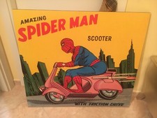 Spiderman 100x90cm Pannello Quadro Marvel Quadro Spider Man Pezzo Unico