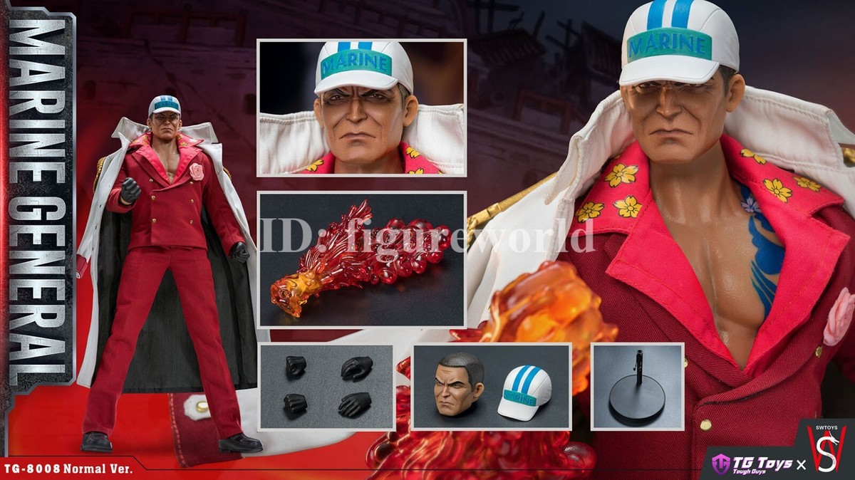Pre-order TGToys TG-8008 1/6 Marine General Akainu Sakazuki Figure