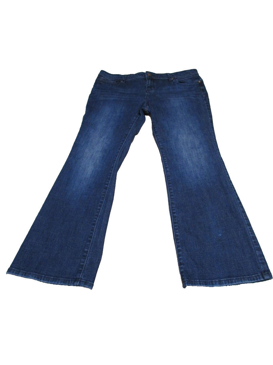 SIMPLY VERA Vera Wang Womens Blue Jeans Bootcut Stretch Jeans Size