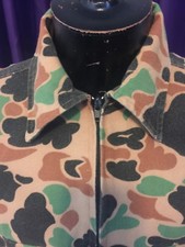 Vintage mens deer skin hunting jacket jkt