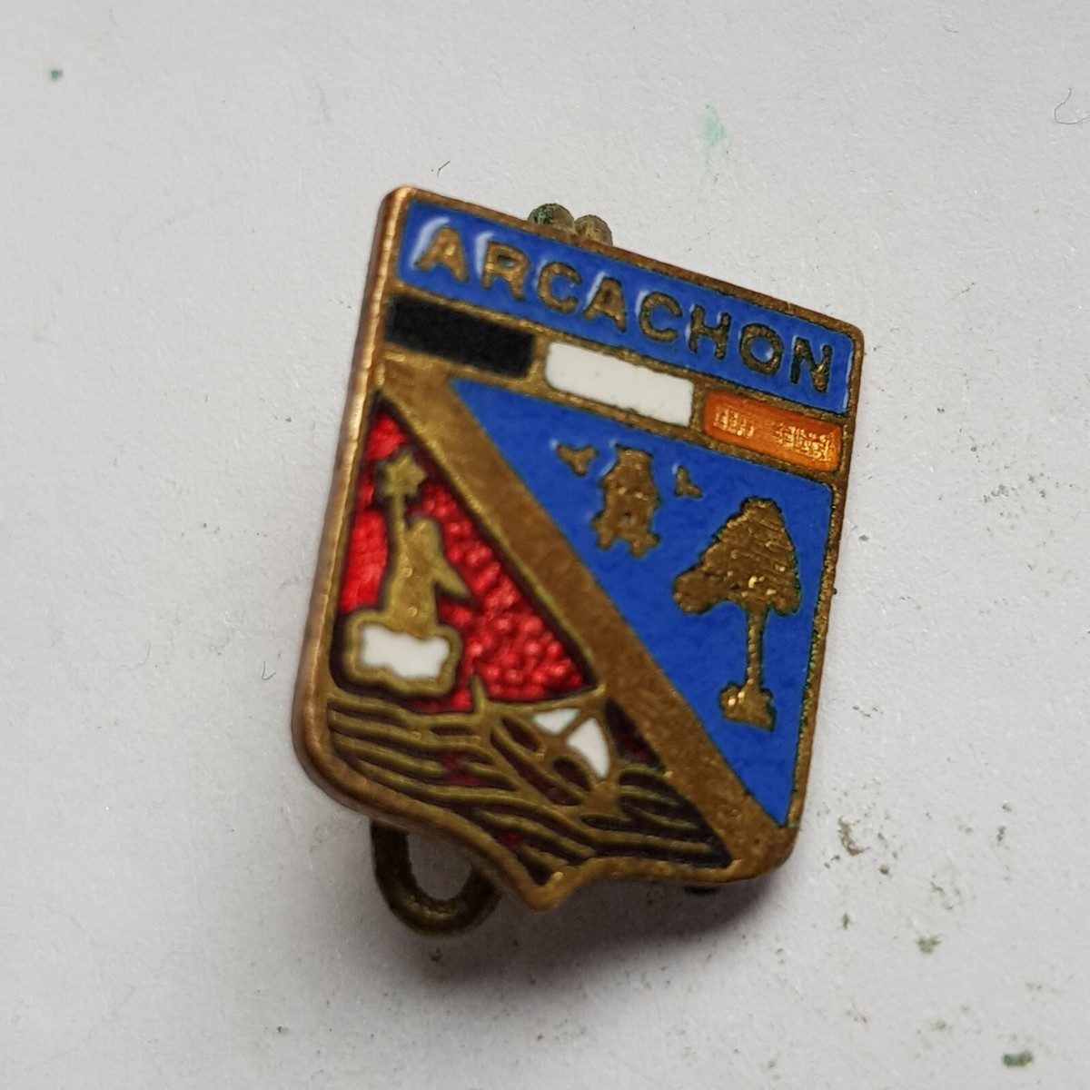 ANCIENNE BROCHE INSIGNE militaire CEFEO FRANCE émaillée CROIX de LORRAINE EUR 12,00 - FR