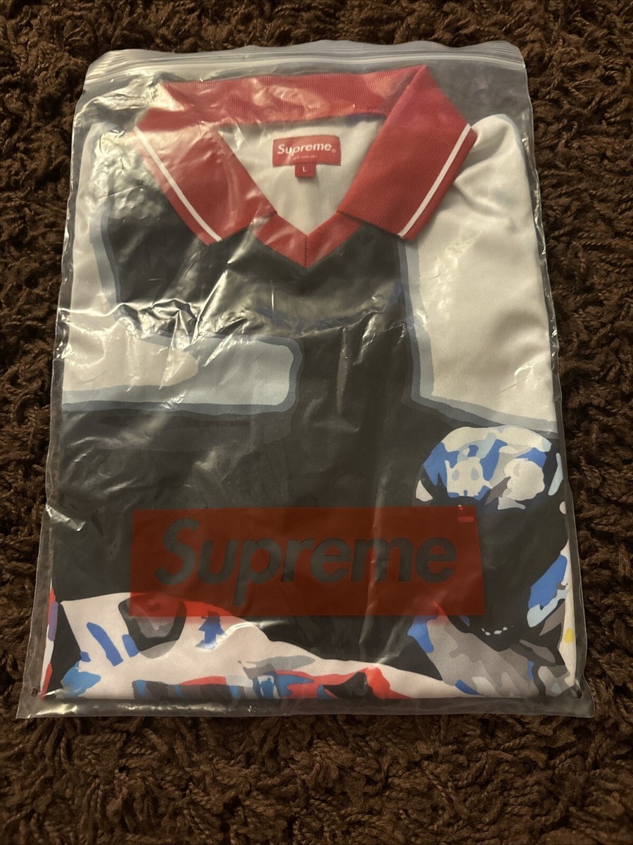 Brand New Supreme Racing Soccer Jersey Multicolor SS20 NWT Sz L | eBay