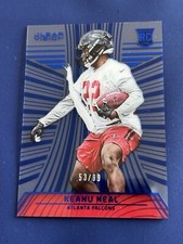 2016 Panini Clear Vision Blue Foil Keanu Neal #d /99 Rookie RC Insert Falcons
