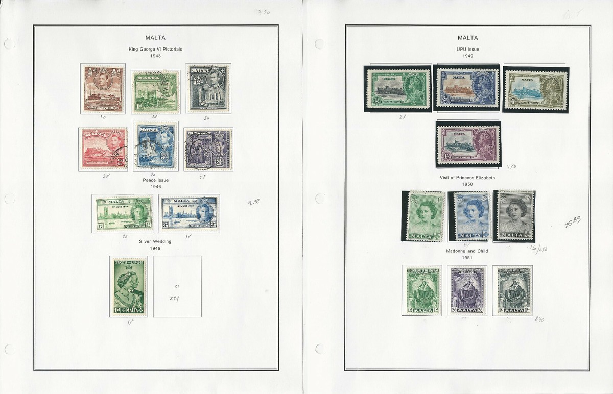 マルタページ Malta #184-187 Mint Hinged (SCV=$20.65) | eBay