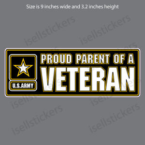 Soldier Sticker Vinyl Military Vehicle Decal 6x3.75 Proud Dad of a U.S