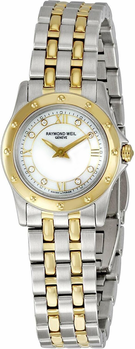 Raymond Weil Ladies Tango Mother of Pearl Two Tone Watch  display picture 3