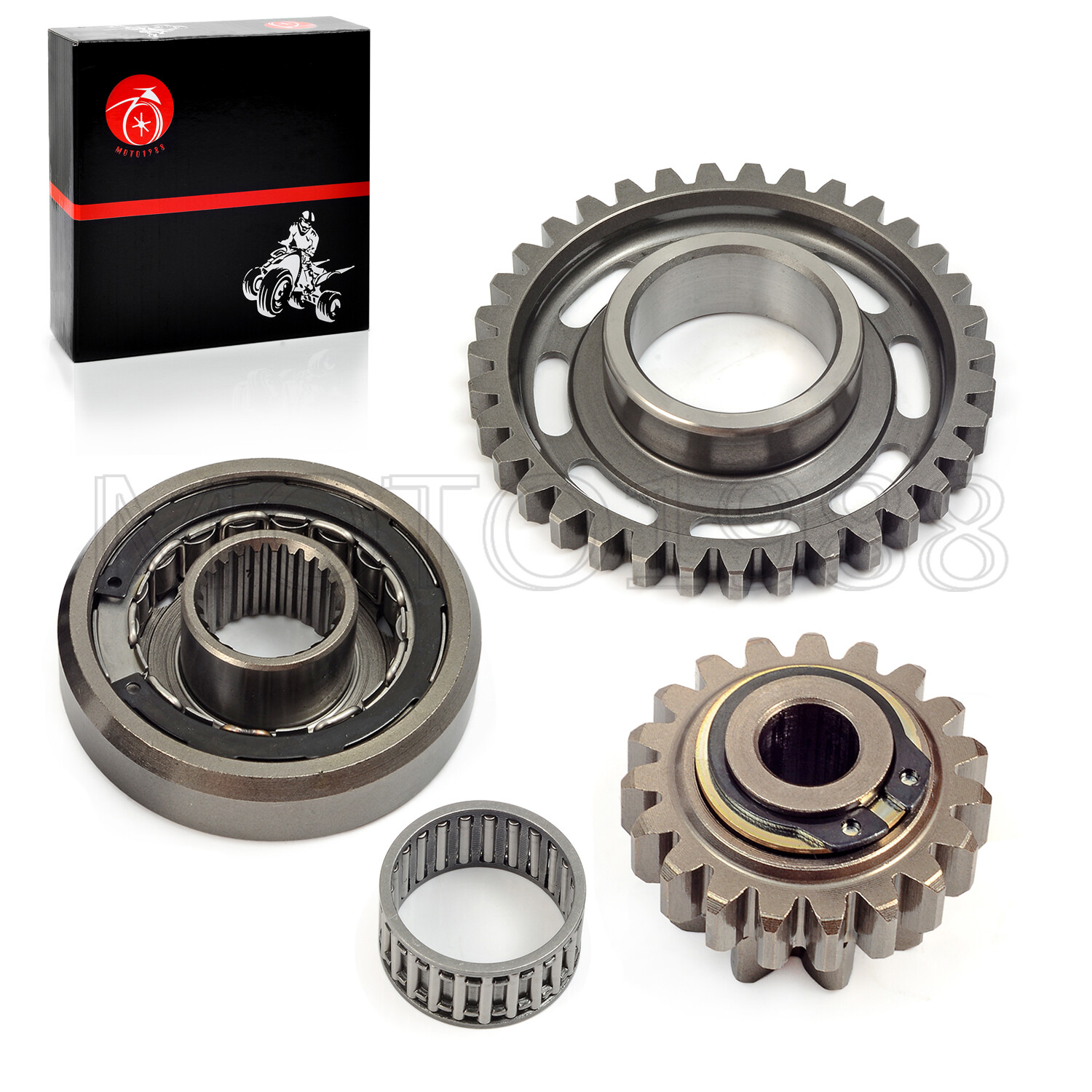 Caltric Starter Clutch Set Complete Starter & Starter Clutch Kit For Honda TRX450ER ATV 2006-2014 Trx450r Starter Clutch Replacement - Foto 2
