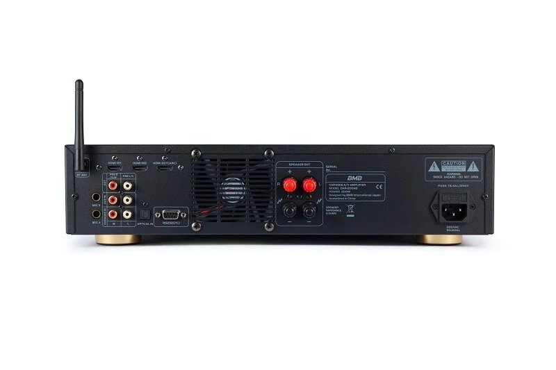 BMB DAR-200HD 400W 2-Channel Karaoke Mixing Amplifier with HDMI/Optical/Bluetoot - image 4 of 4