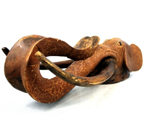 Art Africain Tribal Mask - Spectaculaire Masque Éléphant Gouro Guro - 72 Cms - Photo 10 sur 12