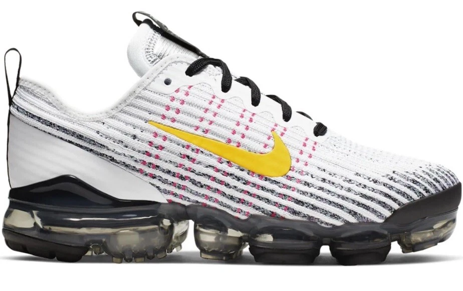 Nike Air VaporMax Flyknit 3 White Dynamic Yellow for Sale  display picture 1