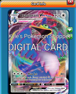 Cramorant VMAX V MAX Pokemon TCG Online PTCGO 055/072 DIGITAL CARD SENT