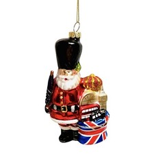 British Guard Glass Ornament NEW