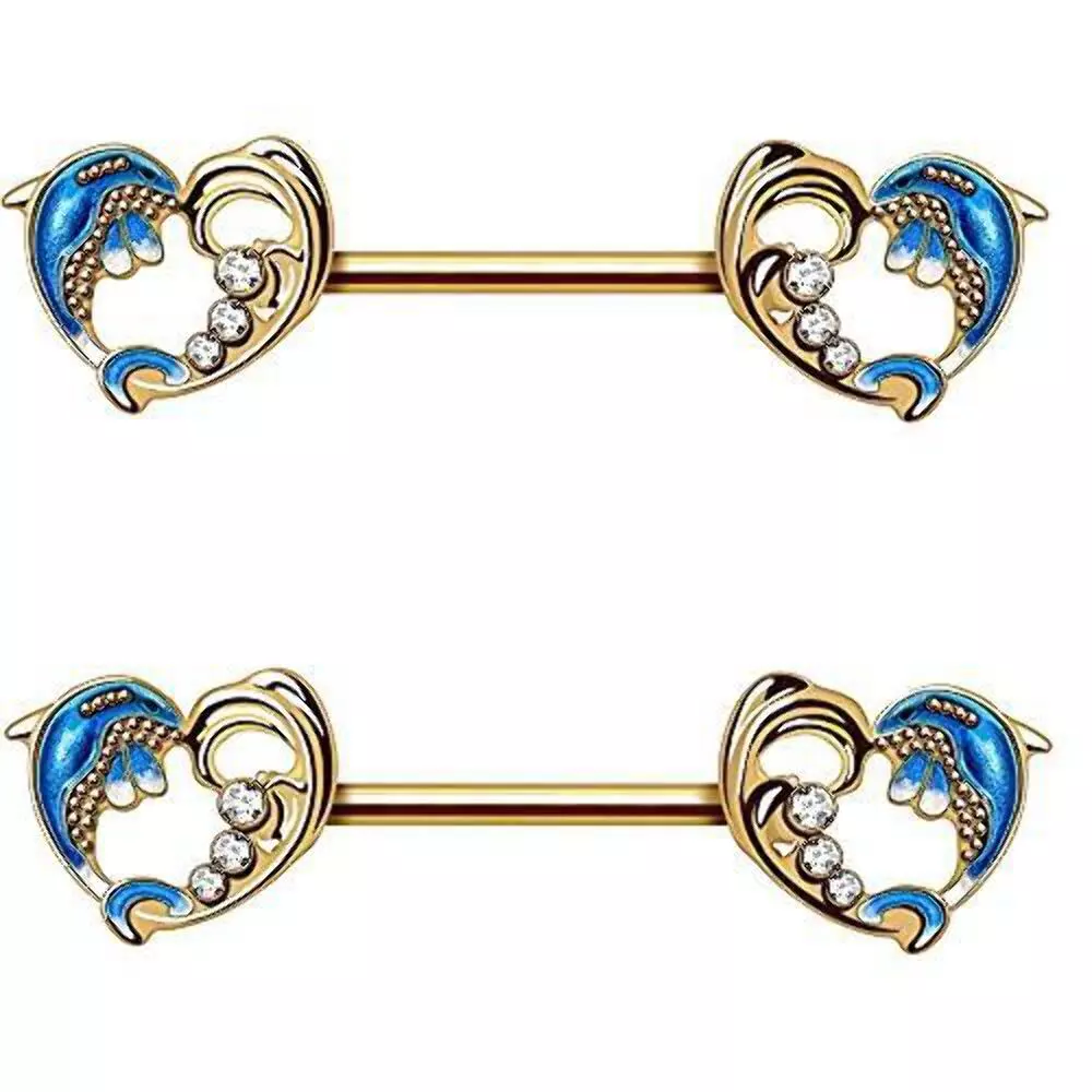 Dolphin nipple rings clearance