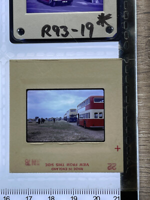 Original Bus Dia 35 mm Farbe unbekannter Betreiber Vintage UK Transport (N)