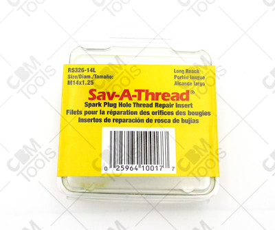 Helicoil R532604L - Long Reach Spark Plug Hole Thread Repair Insert 14 x 1.25mm