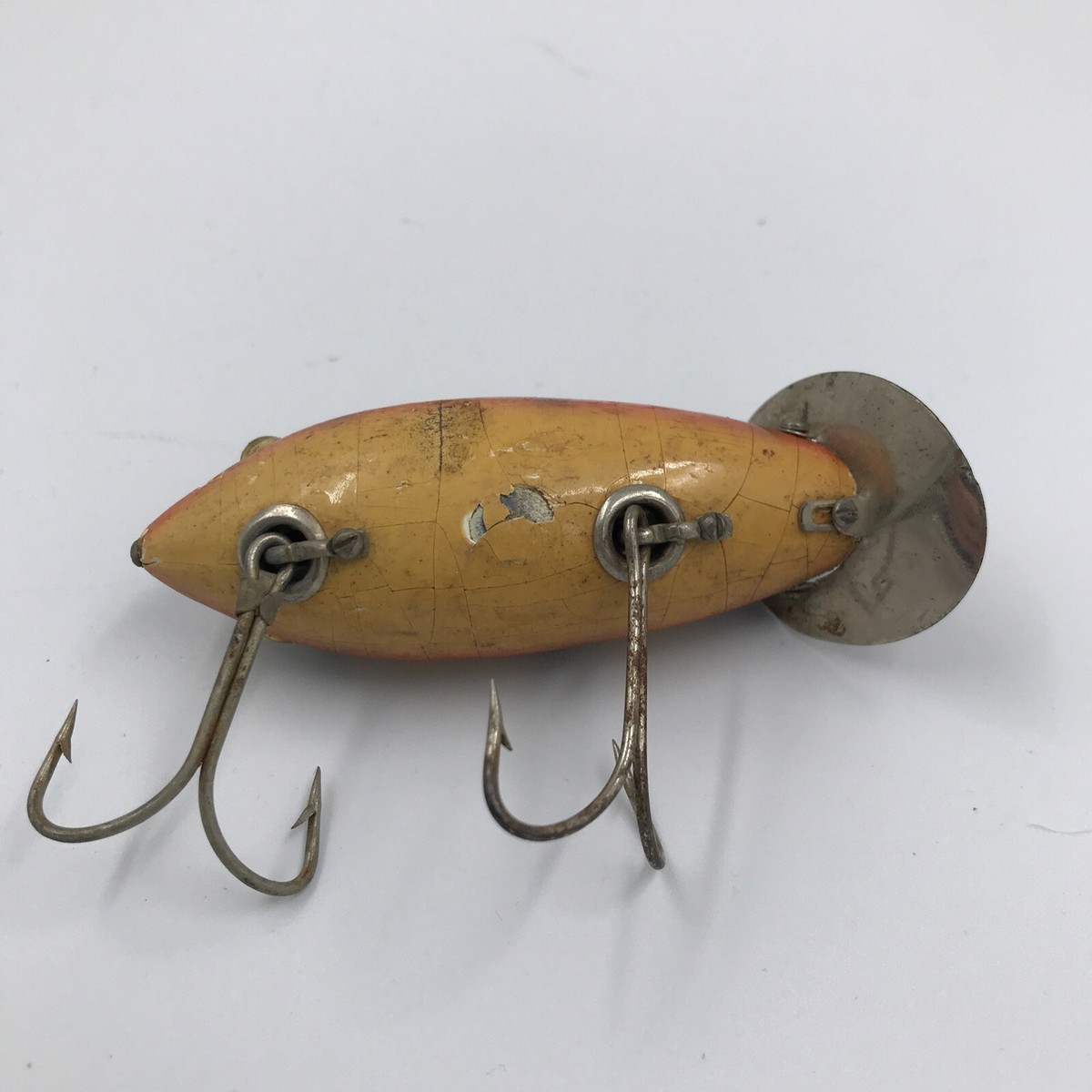 Antique 1920s Heddon Crab Wiggler Fishing Lure Perch Design