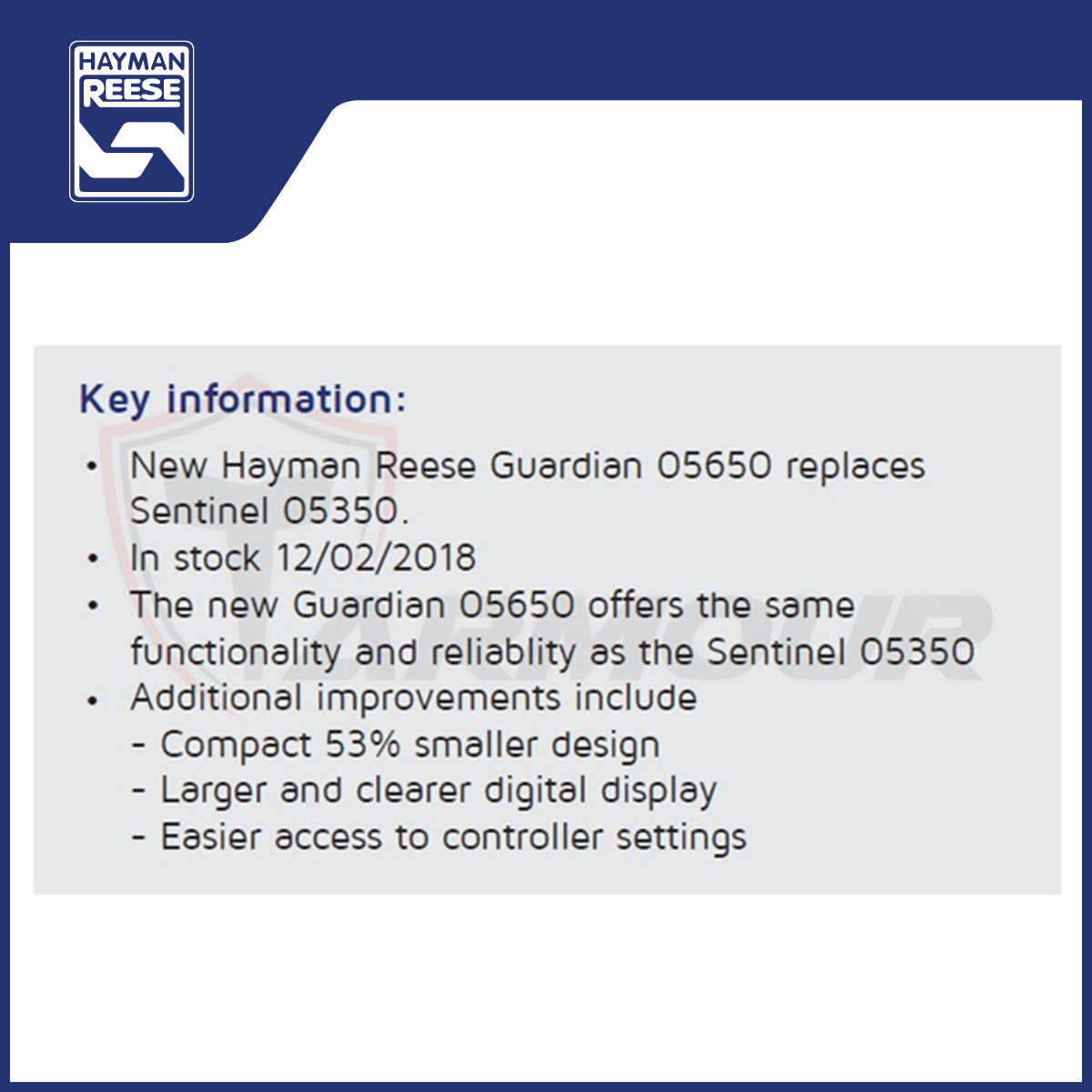 BRAKE CONTROLLER DIGITAL HAYMAN REESE GUARDIAN 05650 ELECTRIC TRAILER