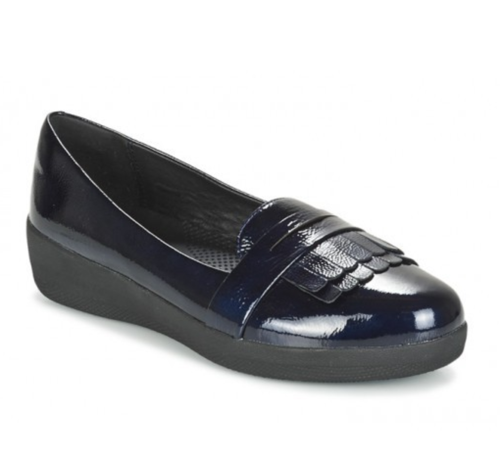 fitflop navy loafers
