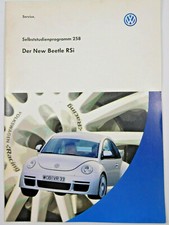 SSP 258 New Beetle RSi AXJ  Getriebe Fahrwerk Karosserie Konstruktion Funktion