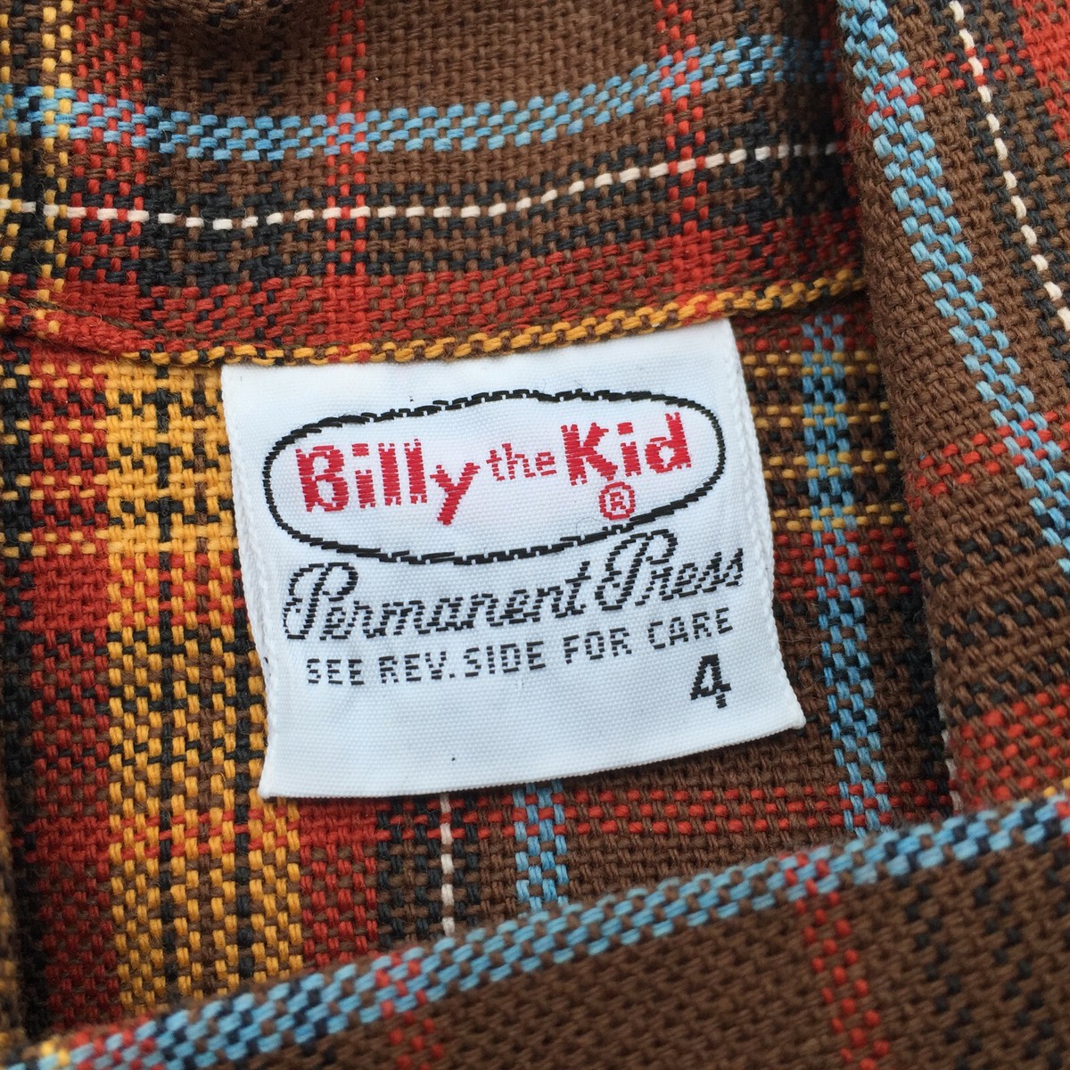 50s〜60s Vintage USA製 Orlon パイル フリーストップス Vintage 50s 60s Billy the Kid Western Pearl Snap Shirt Kids Youth