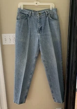 Vintage Gitano High Rise Mom Jeans Size 14 Petite Medium Wash Blue Retro