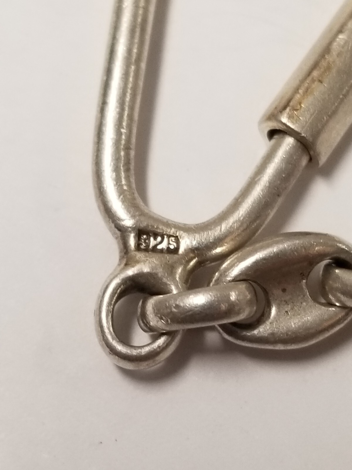 Solid 925 Sterling Silver Teddy Bear Key Chain (3… - image 3