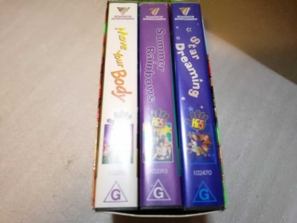 Hi5 MOVE YOUR BODYSTAR DREMINGSUMMER RAINBOWS Australian Roadshow Issues! eBay