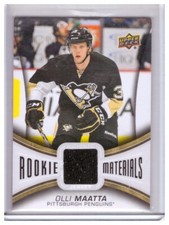 Olli Maatta 2013-14 Upper Deck Sr.2 Rookie Materials Jersey Card #RM-OM