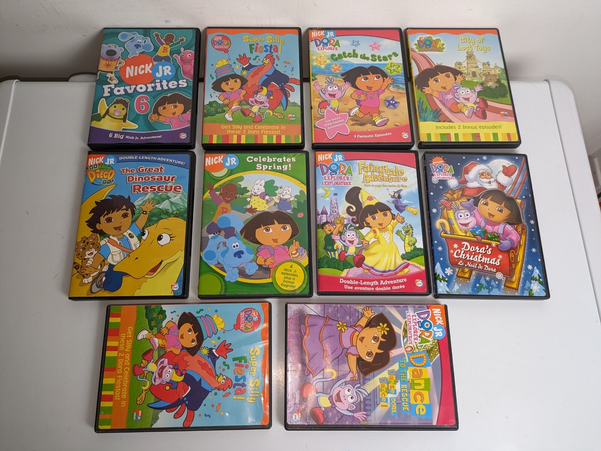 Dora The Explorer 10 DVD Lot Nickelodeon, Nick JR, Diego | eBay