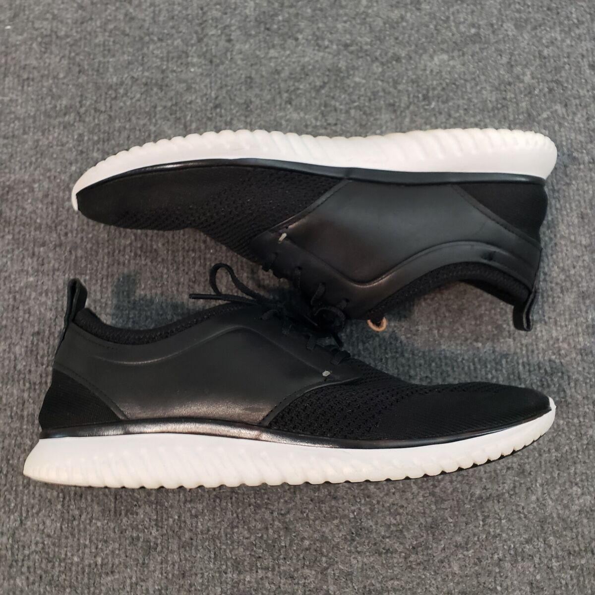 Men's Cole Haan Grand Motion OS Knit Sneaker Black/White Men's Cole Haan Grand Motion OS Knit Sneaker Black/White