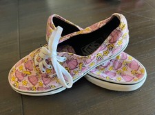Nintendo X Vans Auténtico Princesa Melocotón NES Rosa Estampado Retro RARO Hombre/Mujer