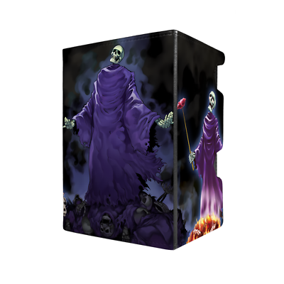 King of Skulls servants Deck Box - Holds 100 Double Sleeved Cards & Dice  Tray | eBay
