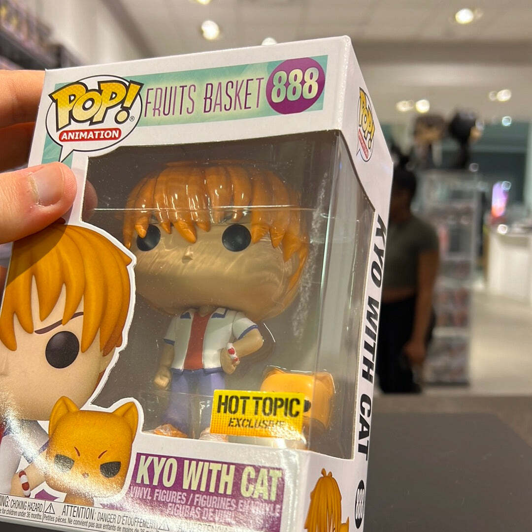 Funko Pop! Fruits Basket Kyo With Cat (Hot Topic) eBay