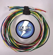 LOT (C) 16 AWG GXL HIGH TEMP AUTOMOTIVE POWER WIRE 8 STRIPED COLORS 15 FT EA