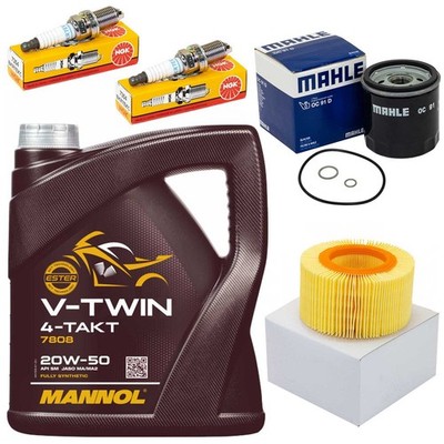 Set Wartung 4L Öl Luftfilter Ölfilter Zündkerze für BMW R 1100 GS 850 1150 93-05