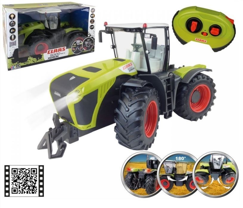 4008332344287 Радиоуправляемый трактор Happy People Claas Xerion 5000 с вращающейся кабиной MA